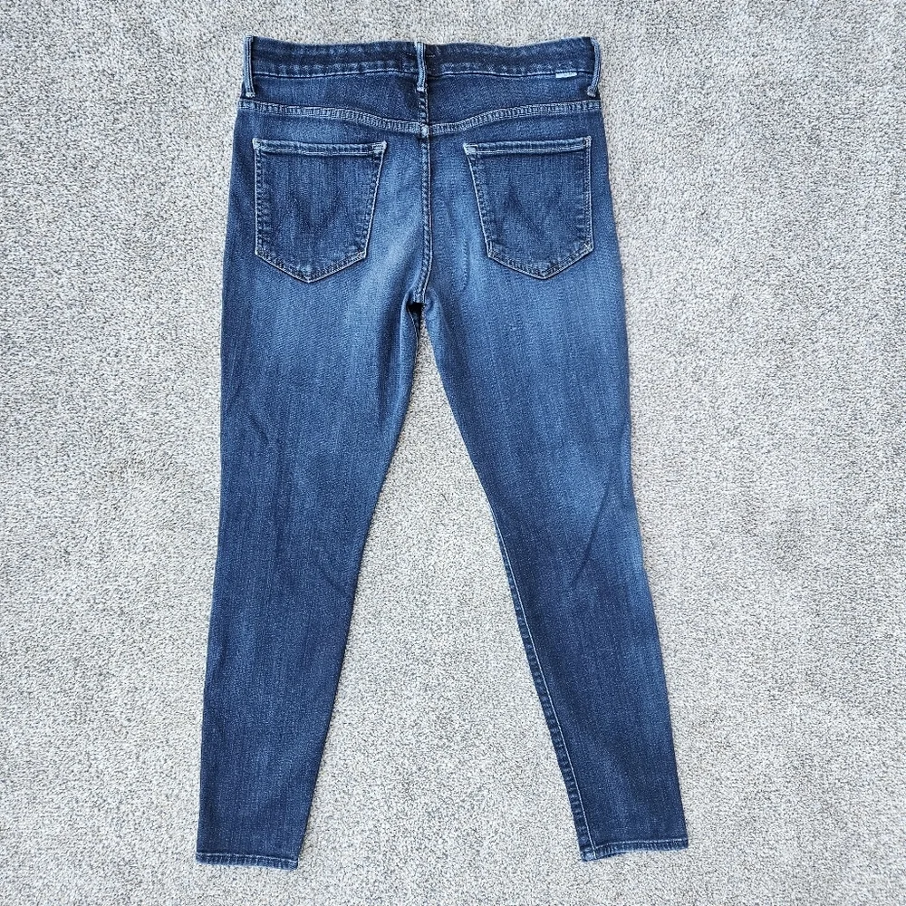 Mother High Waisted Looker Dark Wash Skinny Jeans Stretch Denim Womens Size 31
